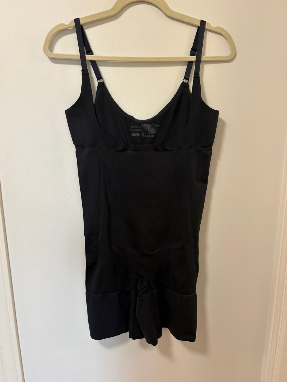 SHAPERX Size XL Black Tummy Control Shapewear for Women Seamless Body Shaper